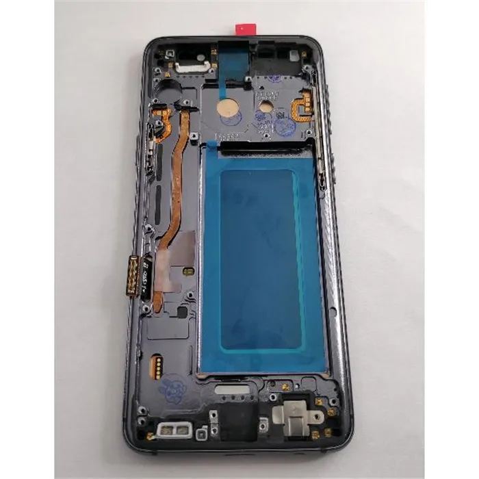 Pantalla oled para Samsung Galaxy S9 SM-G960F mas tactil negro mas marco gris compatible
