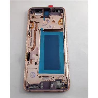 Pantalla oled para Samsung Galaxy S9 SM-G960F mas tactil negro mas marco dorado compatible