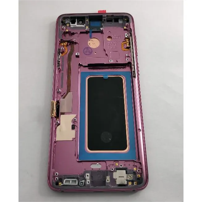 Pantalla lcd para Samsung Galaxy S9 PLUS SM-G965F mas tactil negro mas marco purpura calidad premium