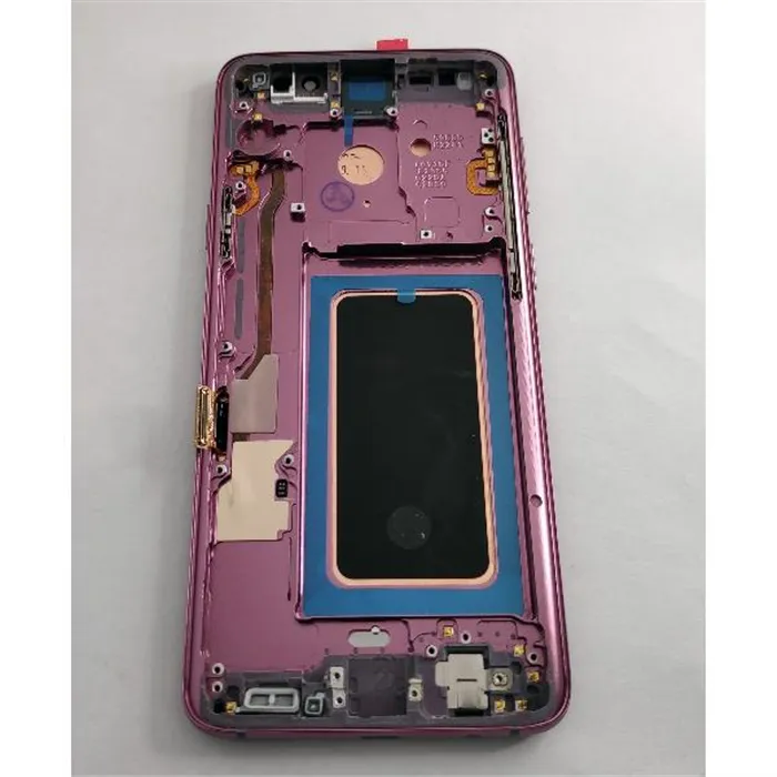 Pantalla lcd para Samsung Galaxy S9 PLUS SM-G965F mas tactil negro mas marco purpura calidad premium
