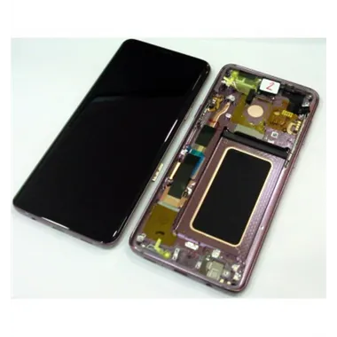 Samsung GH97-21691B Galaxy S9 PLUS SM-G965F pantalla lcd + táctil negro + marco violeta premium Service Pack