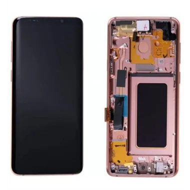 Samsung GH97-21691E Galaxy S9 PLUS SM-G965F pantalla lcd + táctil negro + marco dorado service pack