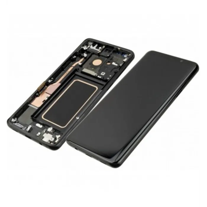Samsung GH97-21691A Galaxy S9 PLUS SM-G965F pantalla lcd + táctil negro + marco negro premium Service Pack