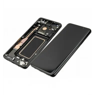 Samsung GH97-21691A Galaxy S9 PLUS SM-G965F pantalla lcd + táctil negro + marco negro premium Service Pack