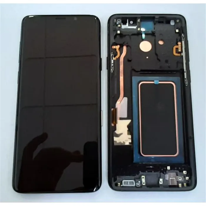 Pantalla lcd calidad oled para Samsung Galaxy S9 PLUS SM-G965F mas tactil negro mas marco negro compatible