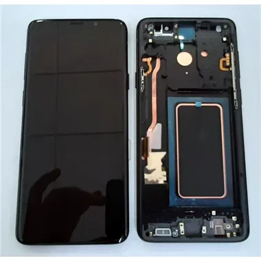 Pantalla lcd calidad oled para Samsung Galaxy S9 PLUS SM-G965F mas tactil negro mas marco negro compatible