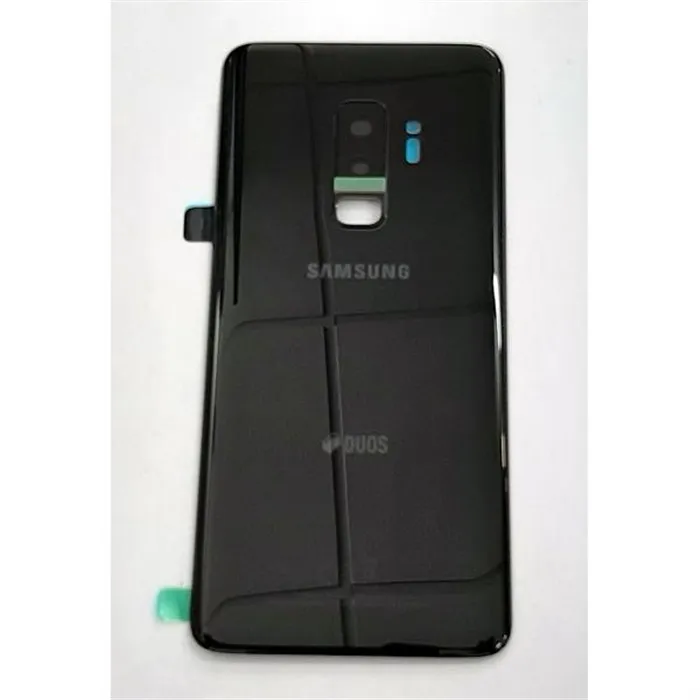 Tapa trasera o tapa bateria negra para Samsung Galaxy S9 PLUS SM-G965F GH82-15660A Service Pack