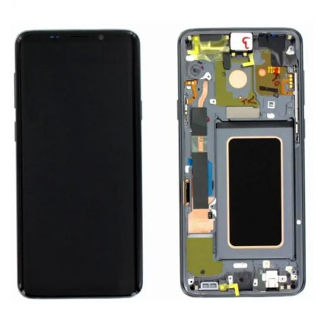 Samsung GH97-21691C Galaxy S9 PLUS SM-G965F pantalla lcd + táctil negro + marco Gris service pack