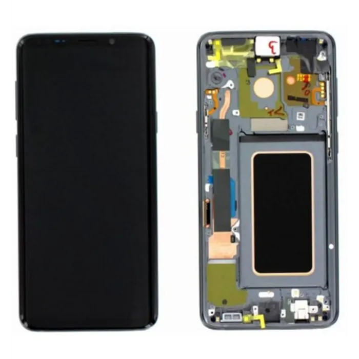 Samsung GH97-21691C Galaxy S9 PLUS SM-G965F pantalla lcd + táctil negro + marco Gris service pack