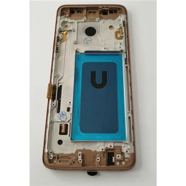 Pantalla lcd para Samsung Galaxy S9 Plus G965F mas tactil negro con marco TFT dorado 