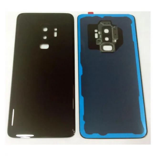 tapa trasera o tapa bateria negra para SAMSUNG GALAXY S9 PLUS G965F mas lente camara calidad premium