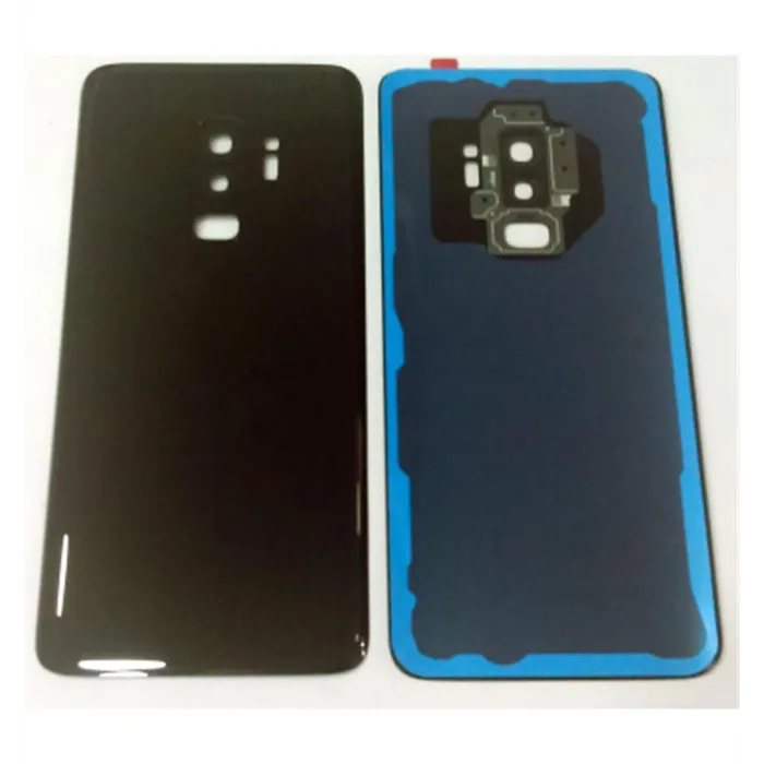 tapa trasera o tapa bateria negra para SAMSUNG GALAXY S9 PLUS G965F mas lente camara calidad premium