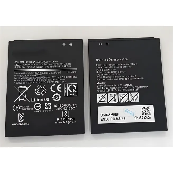 Bateria EB-BG525BBE GH43-05060A 3000mah para Samsung Galaxy Xcover 5 Service Pack