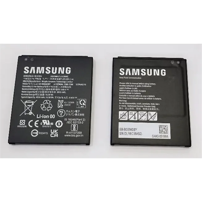 Bateria EB-BG556GBY Li-Ion 4050mAh para Samsung Galaxy Xcover 7 SM-G556 GH43-05199A Service Pack