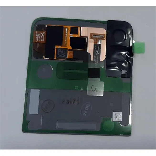 Tapa trasera o tapa bateria crema para Samsung Galaxy Z Flip 3 5G F711 GH97-26773B Service Pack