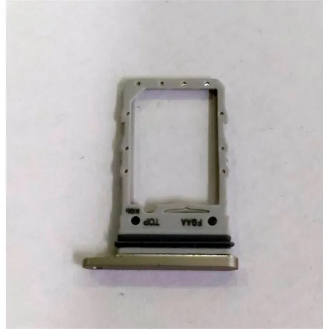 Soporte o bandeja single sim blanca para Samsung Galaxy Z Flip 3 5G F711 calidad premium
