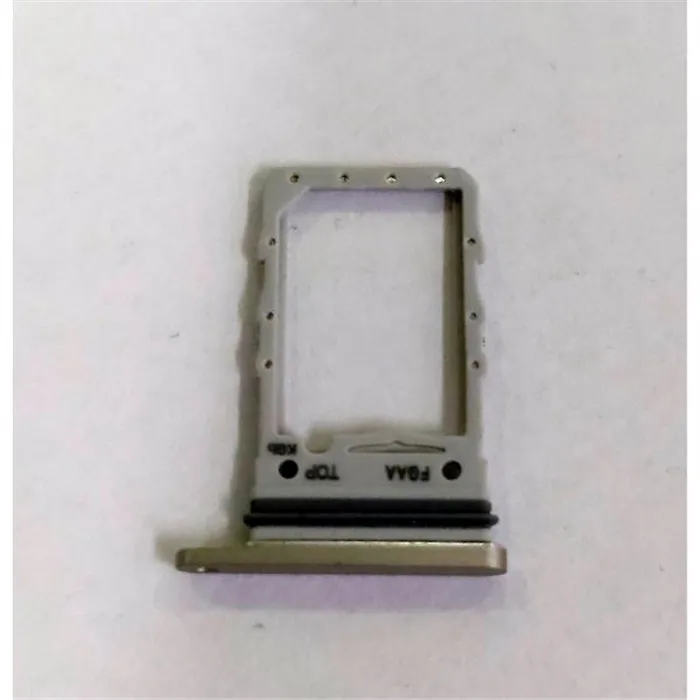 Soporte o bandeja single sim blanca para Samsung Galaxy Z Flip 3 5G F711 calidad premium