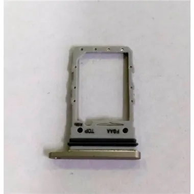 Soporte o bandeja single sim blanca para Samsung Galaxy Z Flip 3 5G F711 calidad premium