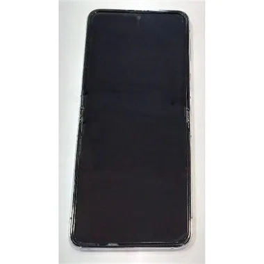 Pantalla lcd para Samsung Galaxy Z Flip 3 SM-F711B mas tactil negro con marco plata GH82-27243E Service Pack
