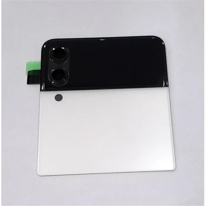 Tapa trasera o tapa bateria blanca para Samsung Galaxy Z Flip 3 5G F711 GH97-26773F Service Pack