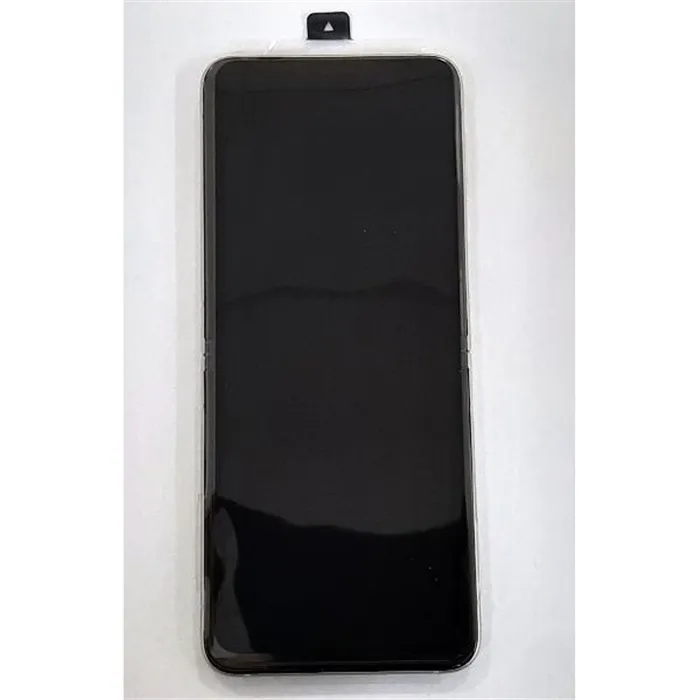 Pantalla lcd para Samsung Galaxy Z Flip 3 5G F711 GH82-27243B mas tactil negro mas marco crema Service Pack