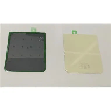 Tapa trasera o tapa bateria crema para Samsung Galaxy Z Flip 3 5G F711 GH82-26293B Service Pack