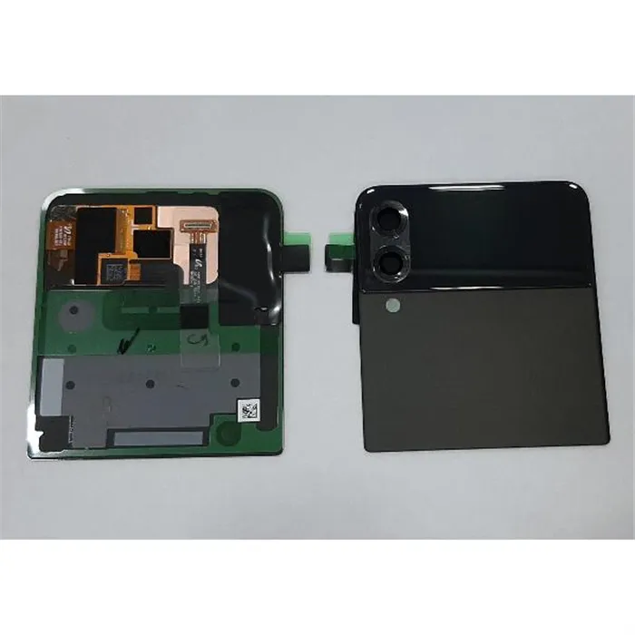 Tapa trasera o tapa bateria negra para Samsung Galaxy Z Flip 3 5G F711 GH97-26773A Service Pack