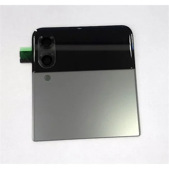 Tapa trasera o tapa bateria gris para Samsung Galaxy Z Flip 3 5G F711 GH97-26773G Service Pack