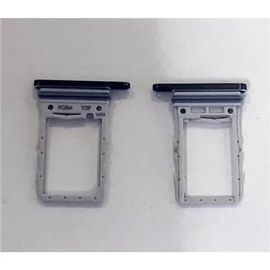 Soporte o bandeja sim negra para Samsung Galaxy Z Flip 4 SM-F721 calidad premium