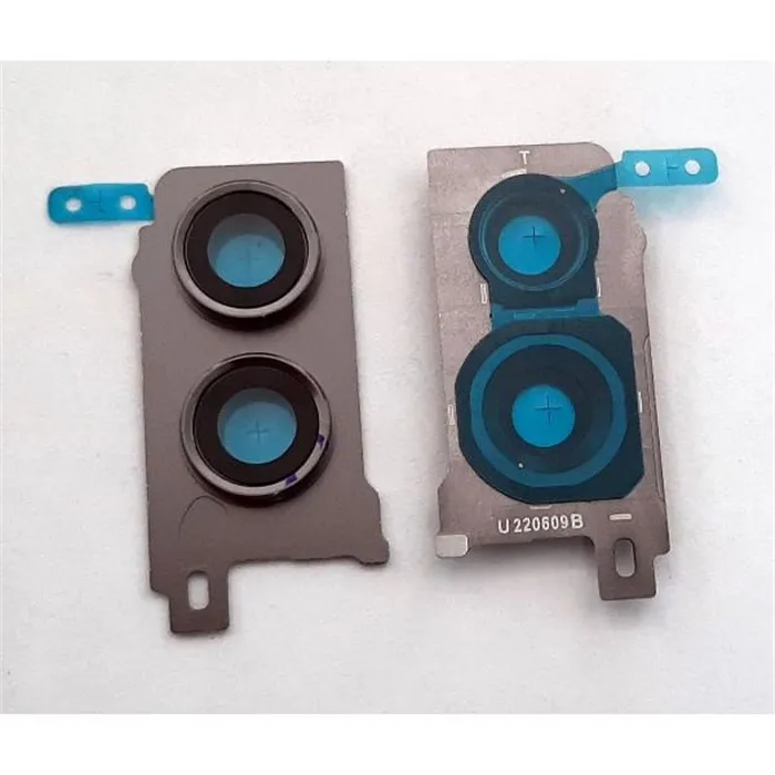 Cubierta camara gris mas cristal camara para Samsung Galaxy Z Flip 4 SM-F721 calidad premium