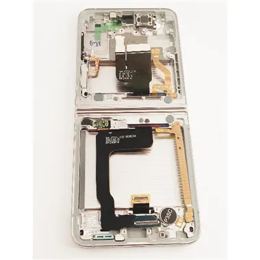 Pantalla LCD mas tactil negro para Samsung galaxy Z flip 4 SM-F721B GH82-30238F mas marco plata service pack