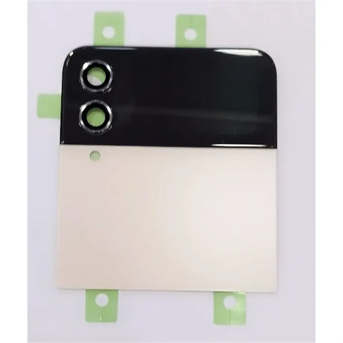 Lcd trasero dorado para Samsung Galaxy Z Flip 4 F721 calidad premium