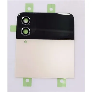 Lcd trasero dorado para Samsung Galaxy Z Flip 4 F721 calidad premium