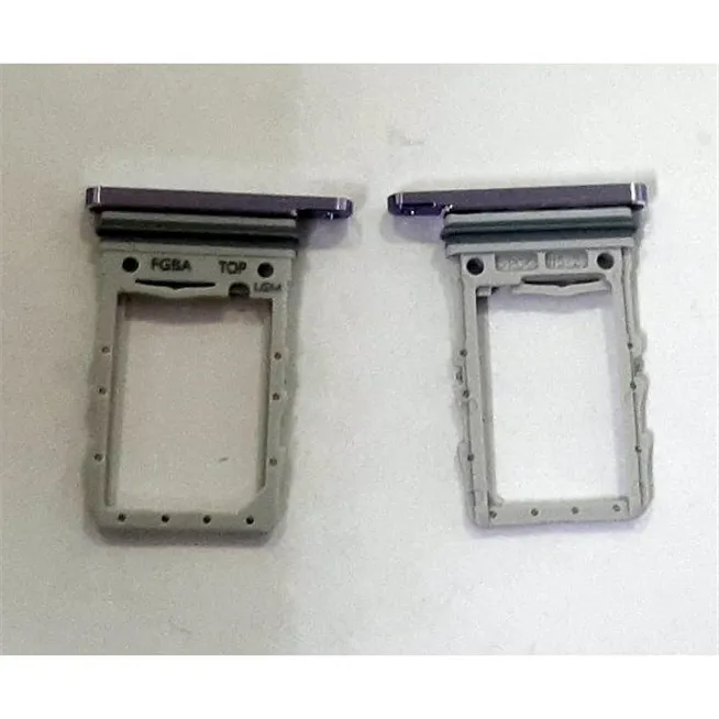Soporte o bandeja sim purpura para Samsung Galaxy Z Flip 4 SM-F721 calidad premium