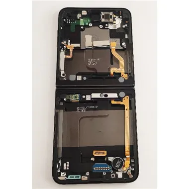 Pantalla LCD tactil negro para Samsung Galaxy Z Flip 4 SM-F721B GH82-30238E GH82-29440E marco negro service pack