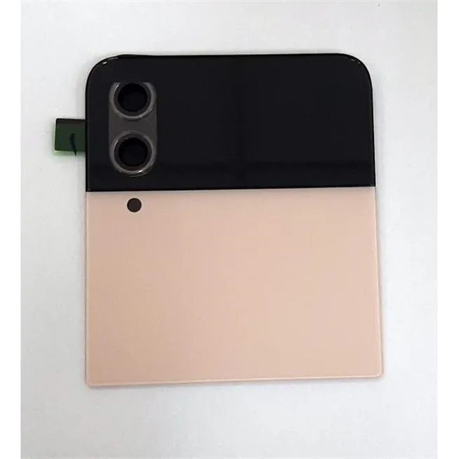 Tapa trasera o tapa bateria rosa mas display lcd para Samsung Galaxy Z Flip 4 SM-F721 GH97-27947C Service Pack