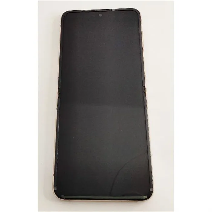 Pantalla lcd para Samsung Galaxy Z Flip 4 SM-F721 GH82-29440G mas tactil negro mas marco dorado Service Pack