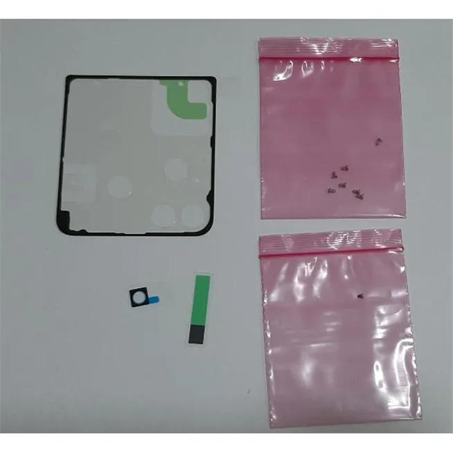 Set adhesivo precortado tapa trasera superior para Samsung Galaxy Z Flip 5 F731 GH82-31832A Service Pack