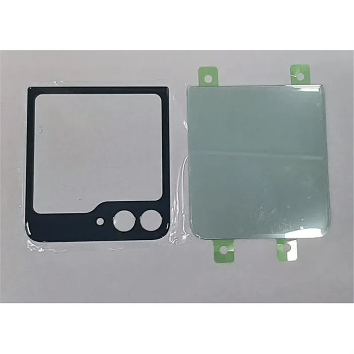 Set 2 tapa trasera o tapa bateria verde para Samsung Galaxy Z Flip 5 5G SM-F731B
