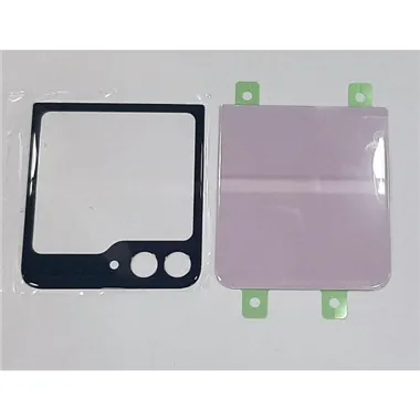 Set 2 tapa trasera o tapa bateria rosa para Samsung Galaxy Z Flip 5 5G SM-F731B