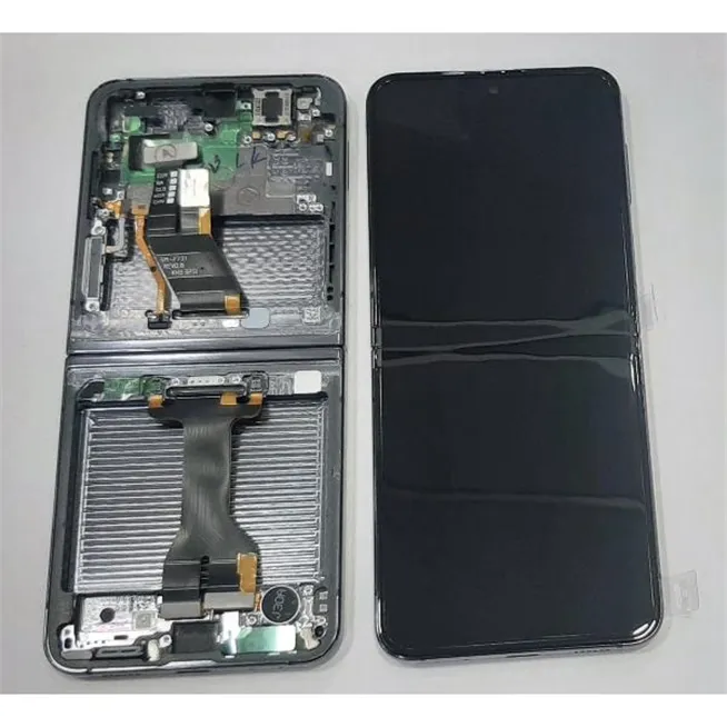 Pantalla lcd para Samsung Galaxy Z Flip 5 5G SM-F731B GH82-31828A mas tactil negro mas marco negro Service Pack