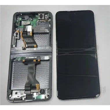Pantalla lcd para Samsung Galaxy Z Flip 5 5G SM-F731B GH82-31828A mas tactil negro mas marco negro Service Pack