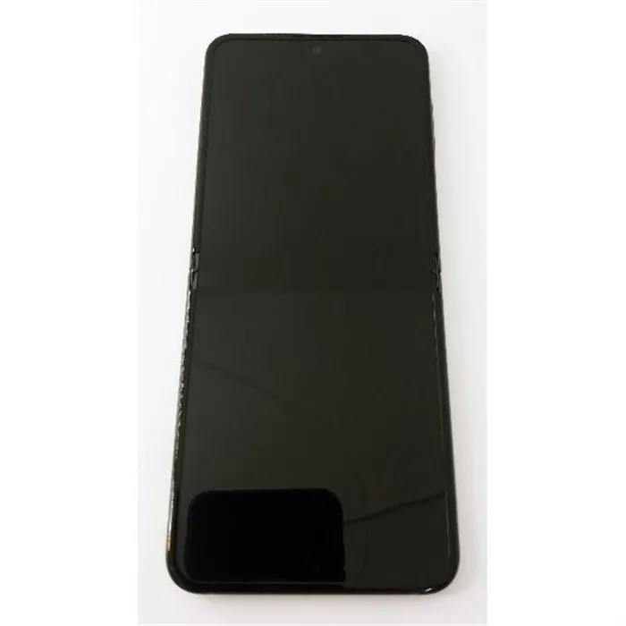 Pantalla lcd para Samsung Galaxy Z Flip 5 5G SM-F731B GH82-31828E mas tactil negro mas marco gris Service Pack