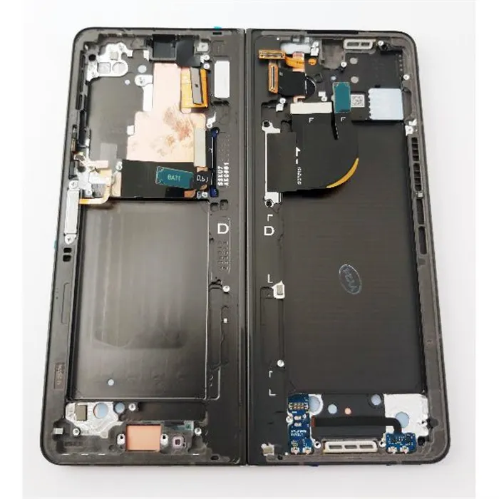 Pantalla lcd para Samsung Galaxy Z Fold 5 SM-F946B GH82-31843D mas tactil negro mas marco gris Service Pack