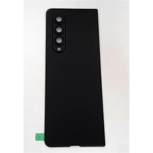 Tapa trasera o tapa bateria negra para Samsung Galaxy Z Fold 3 5G F926B CSL mas cubierta camara