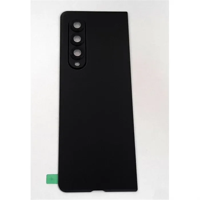 Tapa trasera o tapa bateria negra para Samsung Galaxy Z Fold 3 5G F926B CSL mas cubierta camara