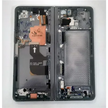 Pantalla lcd para Samsung Galaxy Z Fold 4 F936 GH82-29461B mas tactil negro mas marco verde Service Pack