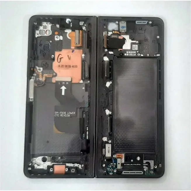 Pantalla lcd para Samsung Galaxy Z Fold 4 F936 GH82-29461A mas tactil negro mas marco negro Service Pack