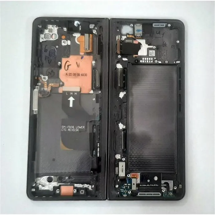 Pantalla lcd para Samsung Galaxy Z Fold 4 F936 GH82-29461A mas tactil negro mas marco negro Service Pack