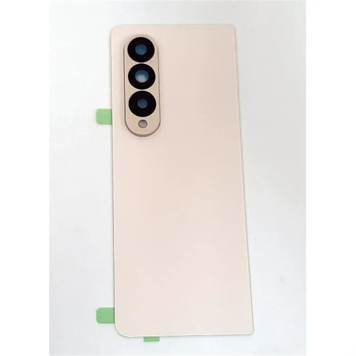 Tapa trasera o tapa bateria dorada para Samsung Galaxy Z Fold 4 F936 mas cubierta camara